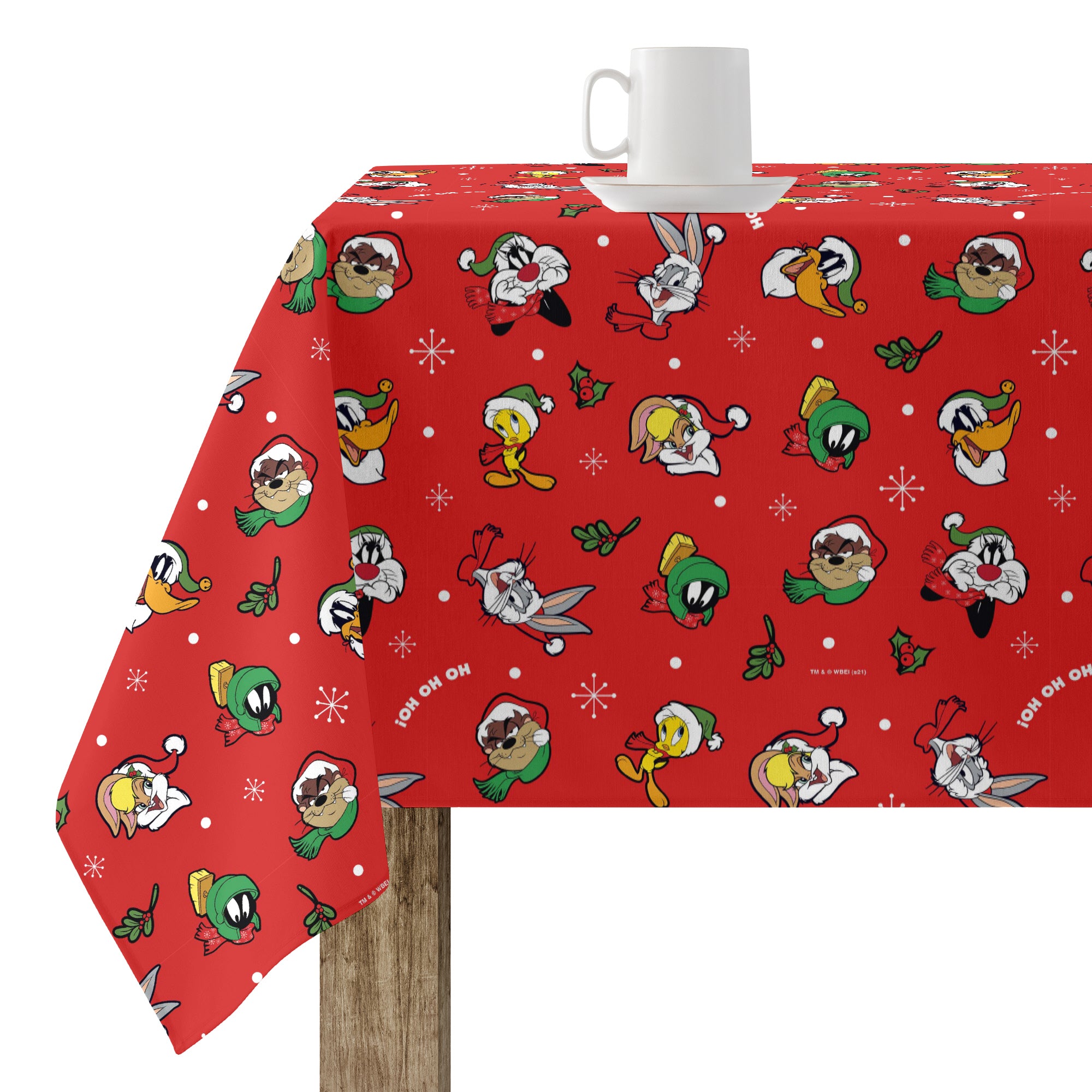 Mantel antimanchas Looney Tunes Christmas 01