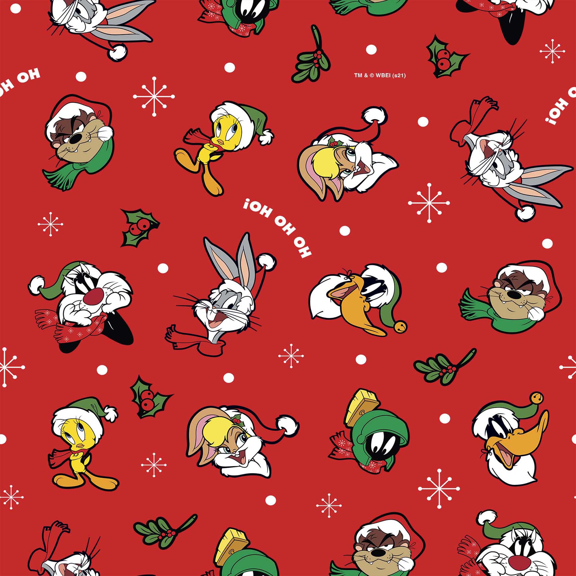 Mantel antimanchas Looney Tunes Christmas 01