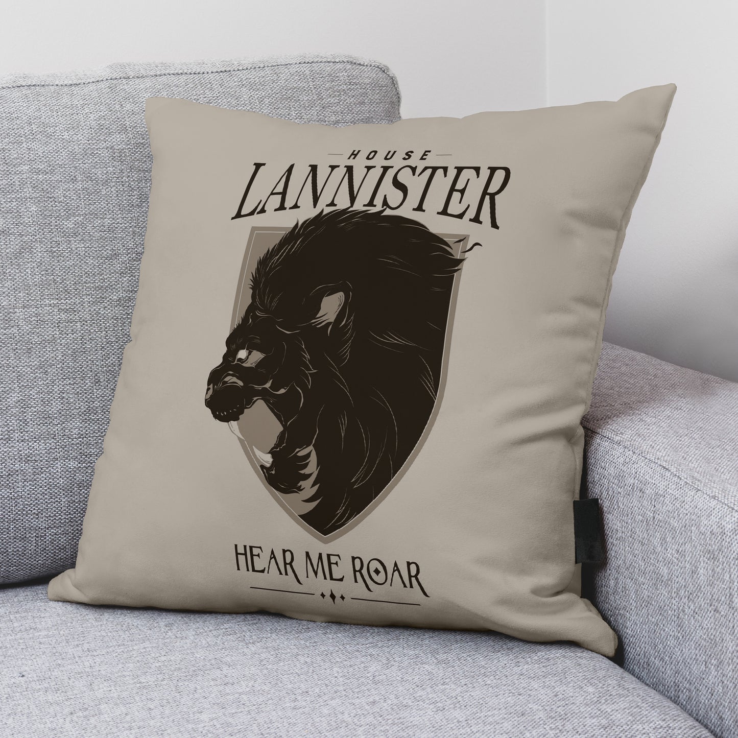 Housse de coussin 100% Coton 45x45 cm Lannister B