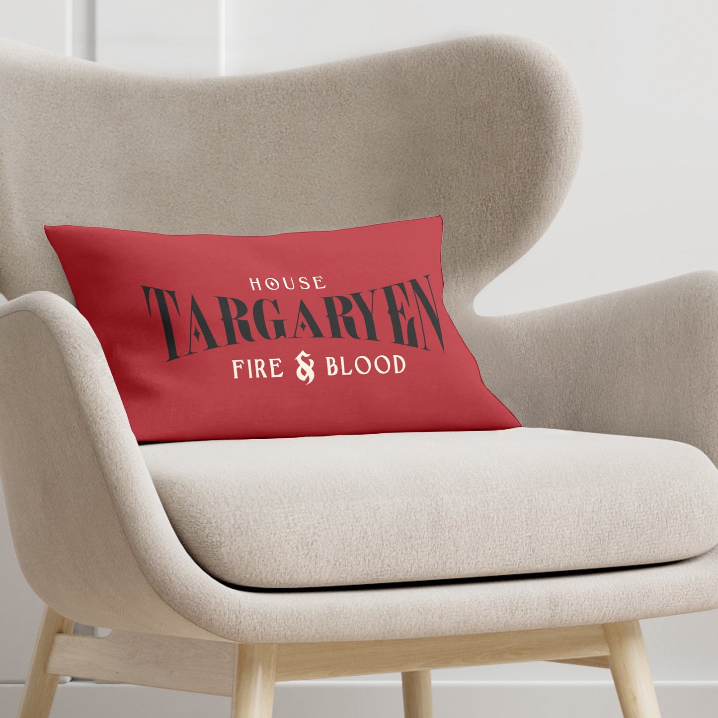 Cushion cover 100% Cotton 30x50 cm Fire Blood C