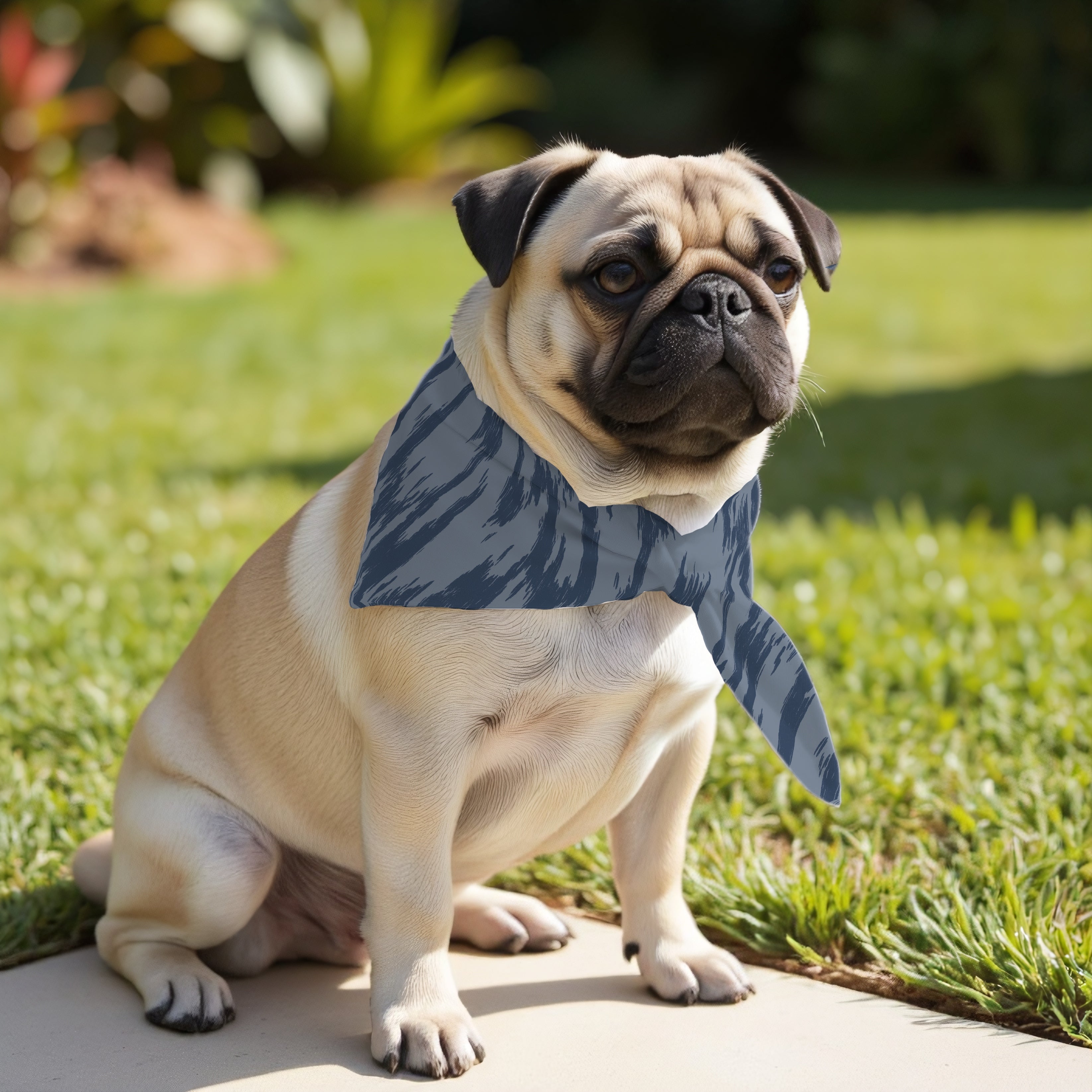 Pack 2 unidades bandana para mascotas MAHÓN AZUL MARINO