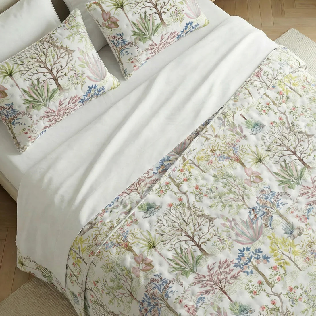 Colcha boutí estampada Alcudia tacto suave