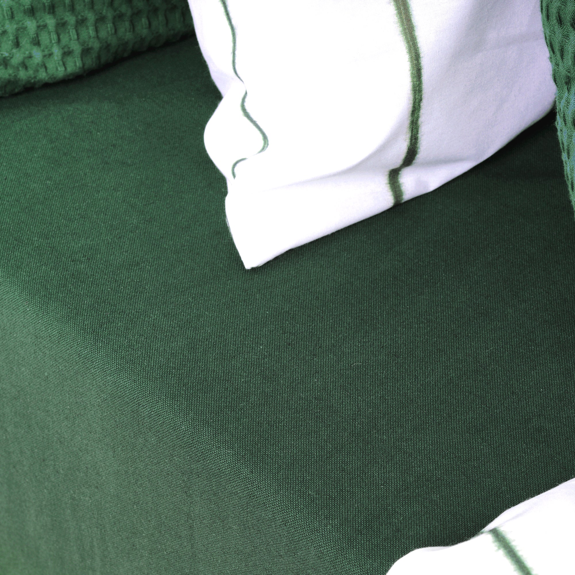 Bajera lisa Verde Oscuro 100% algodón