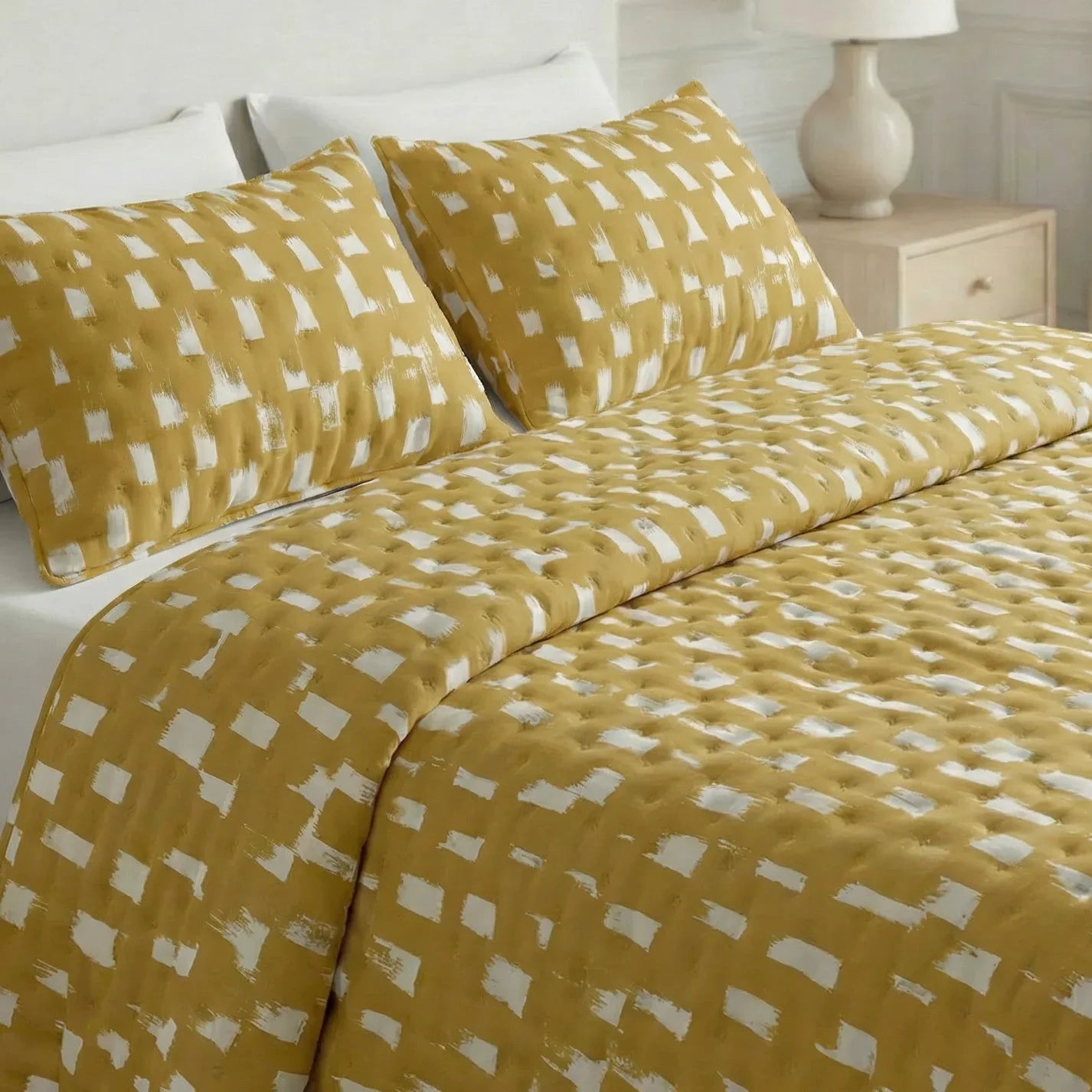Colcha boutí estampada Artá tacto suave
