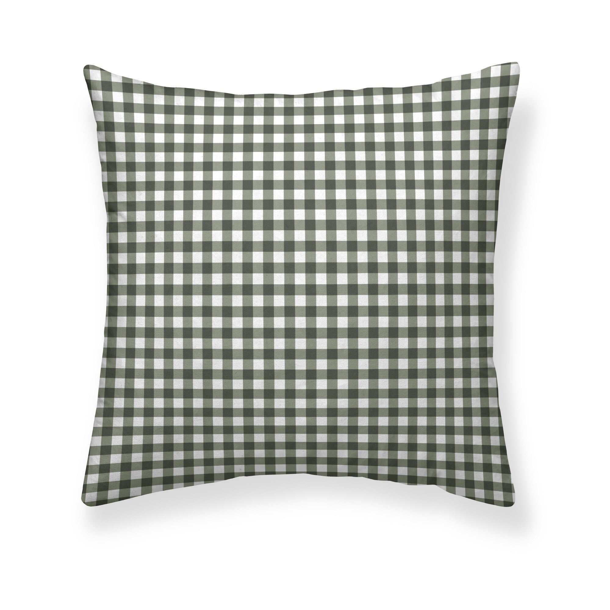 Funda de almohada 100% algodón Xmas Vichy Verde
