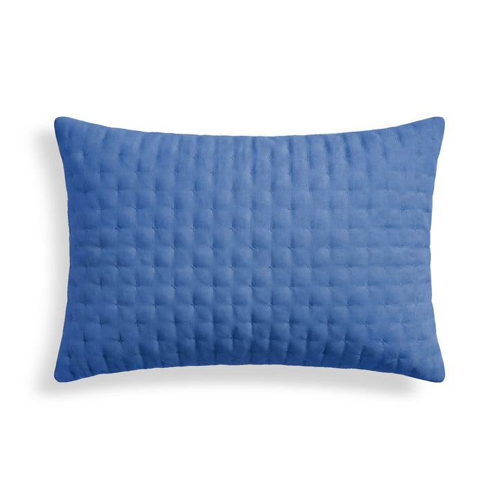 Funda de cojín lisa acolchada Azul Cielo 30x50 cm