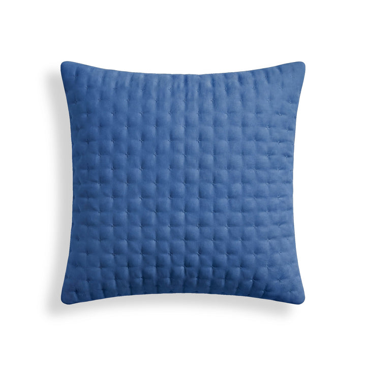 Funda de almohada lisa acolchada Azul Cielo 65x65 cm