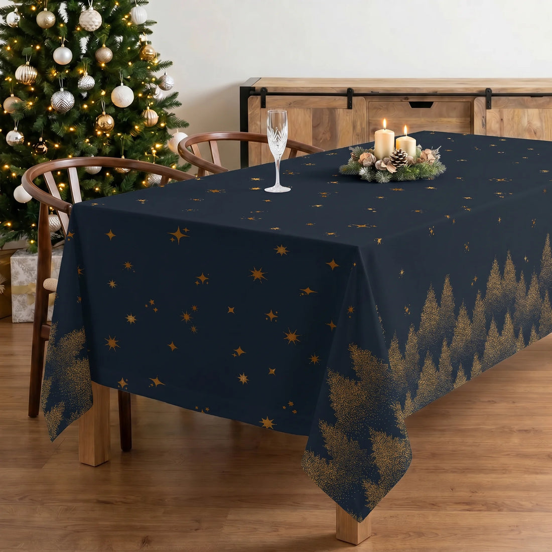 Mantel antimanchas Blue stalit sky 1225