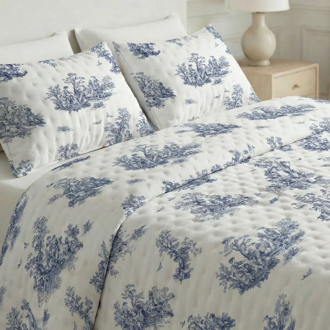 Colcha boutí estampada Burjasot tacto suave