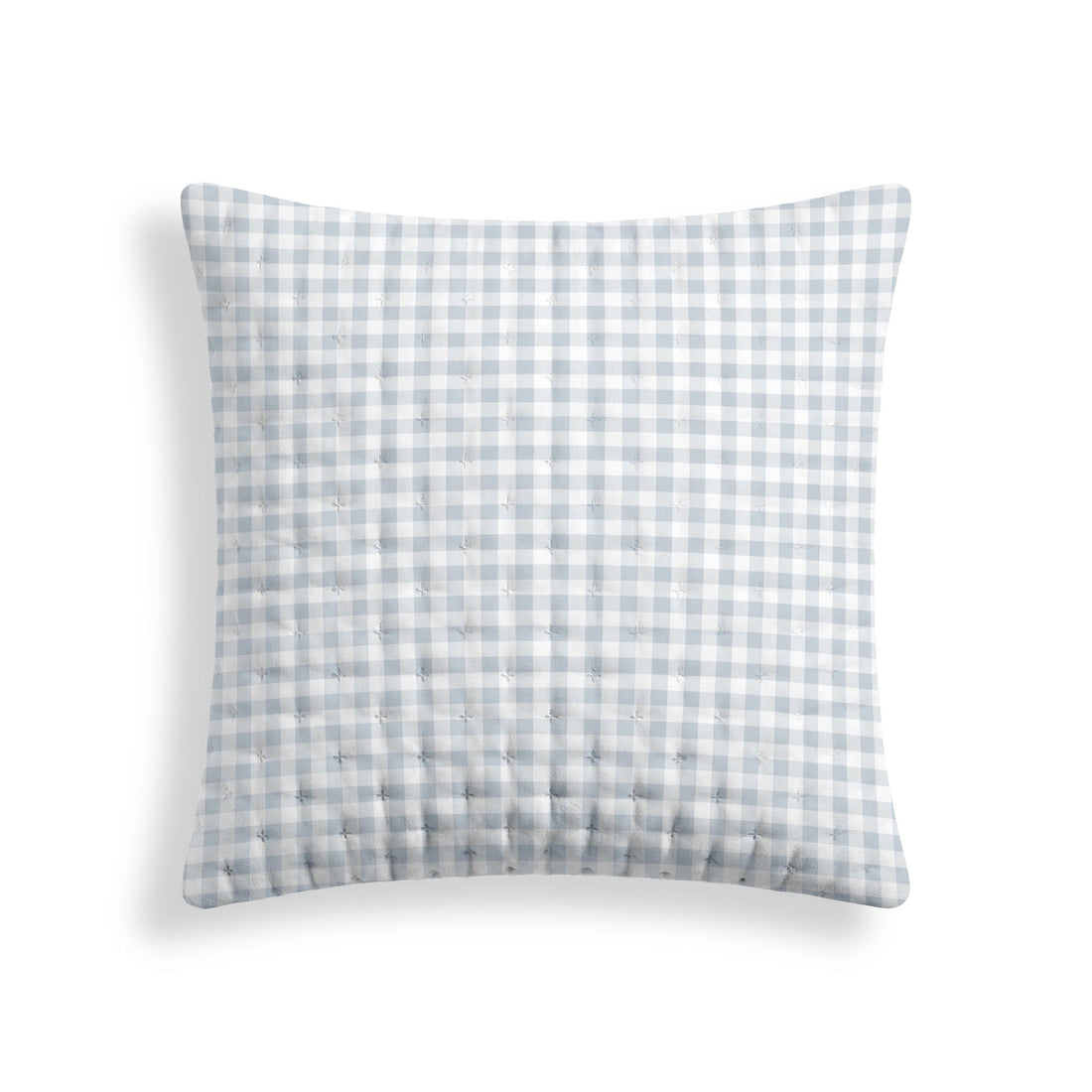 Funda de almohada acolchada estampada Calafat Azul Claro