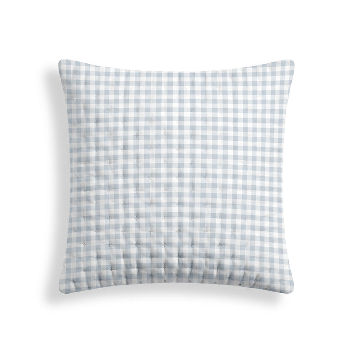 Funda de almohada acolchada estampada Calafat Azul Claro