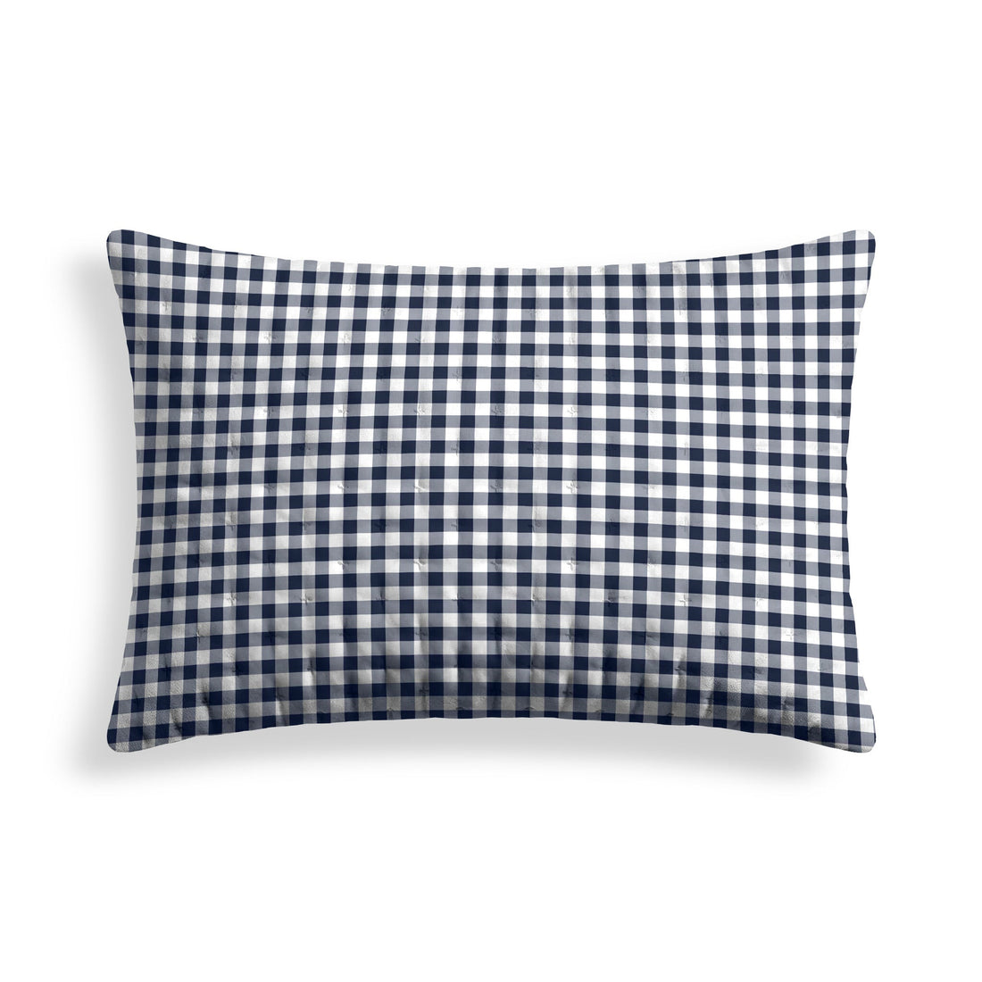 Funda de cojín acolchada estampada Calafat Marino 30x50 cm