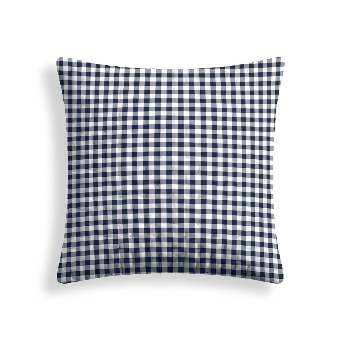 Funda de almohada acolchada estampada Calafat Marino