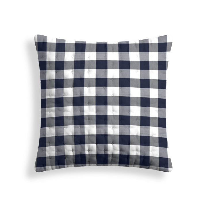 Funda de almohada acolchada estampada Chivi Marino