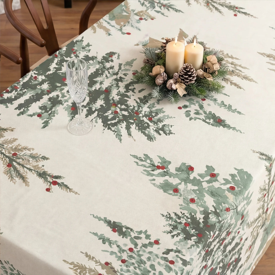 Mantel tacto tela Christmas Ciervo