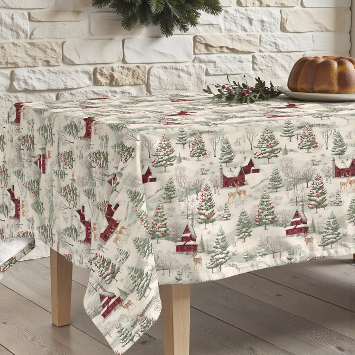 Mantel antimanchas Christmas deer 1225