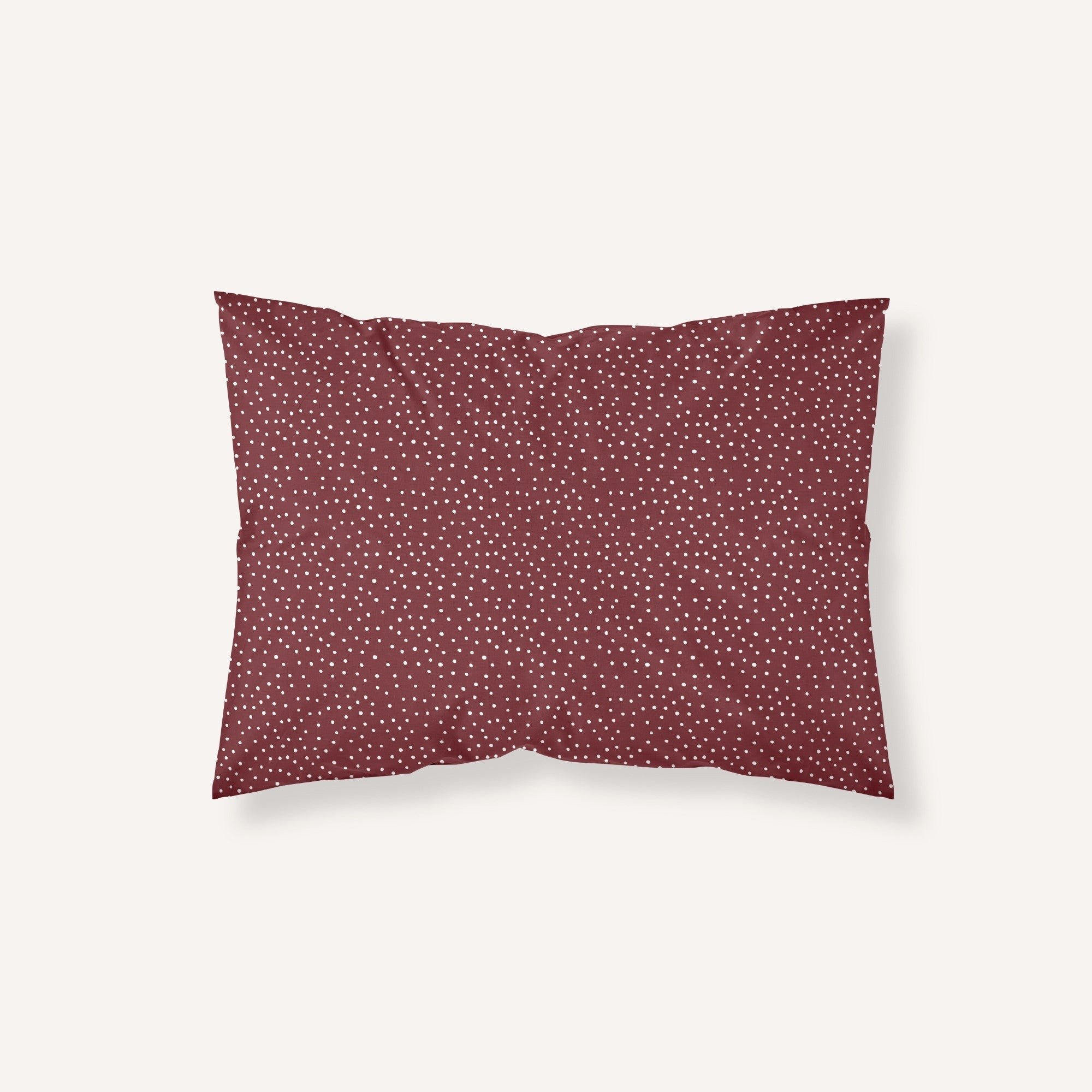 Funda de almohada Christmas Dots Red