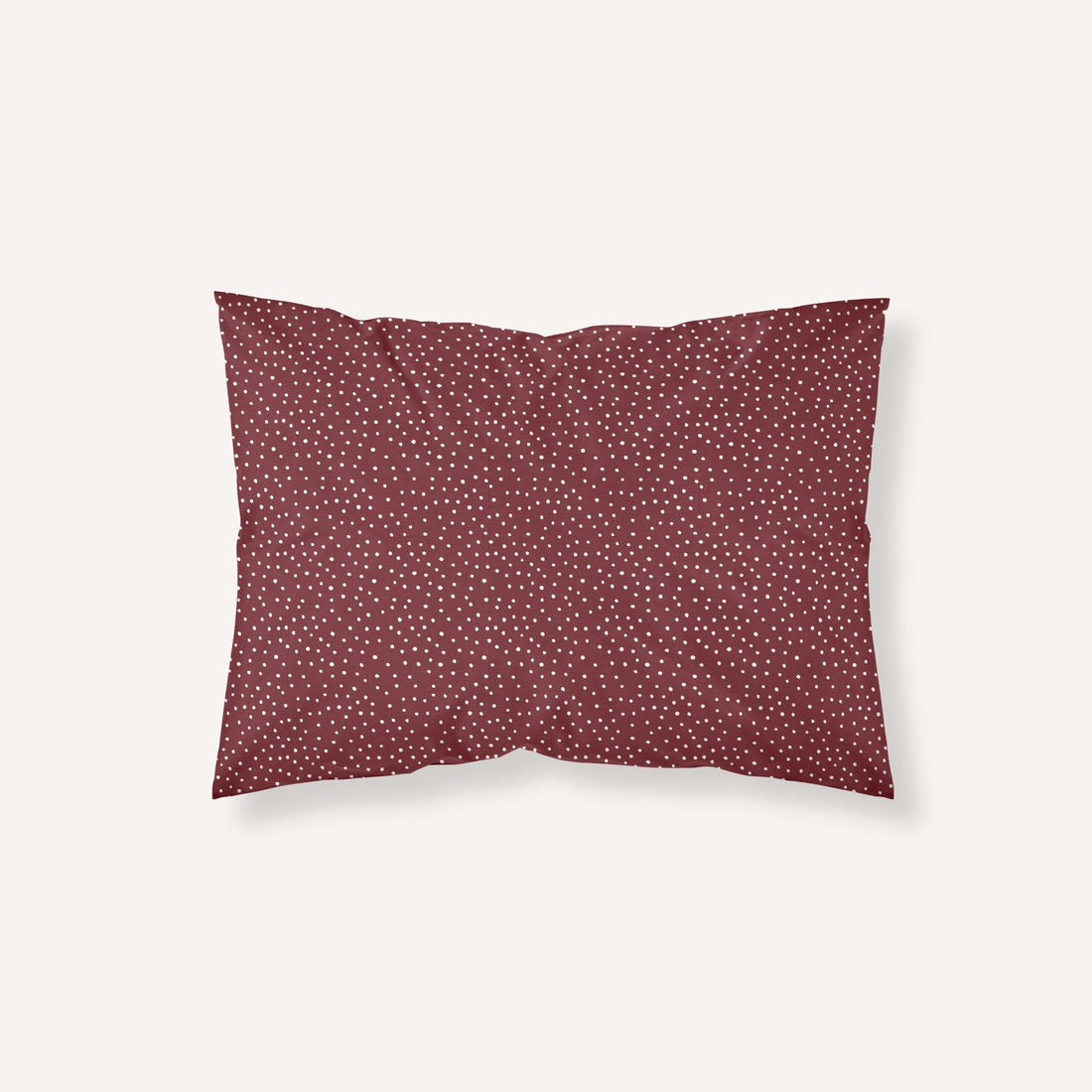 Funda de almohada Christmas Dots Red