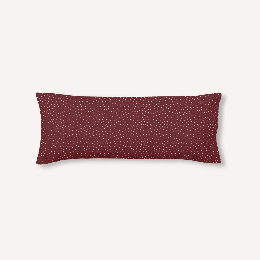 Funda de almohada Christmas Dots Red