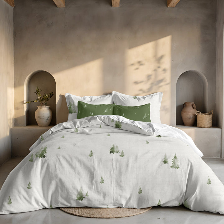 Funda nórdica con clicks Christmas Grove