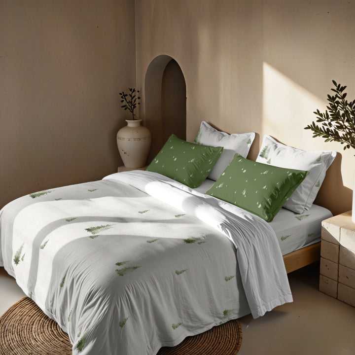 Funda nórdica con clicks Christmas Grove