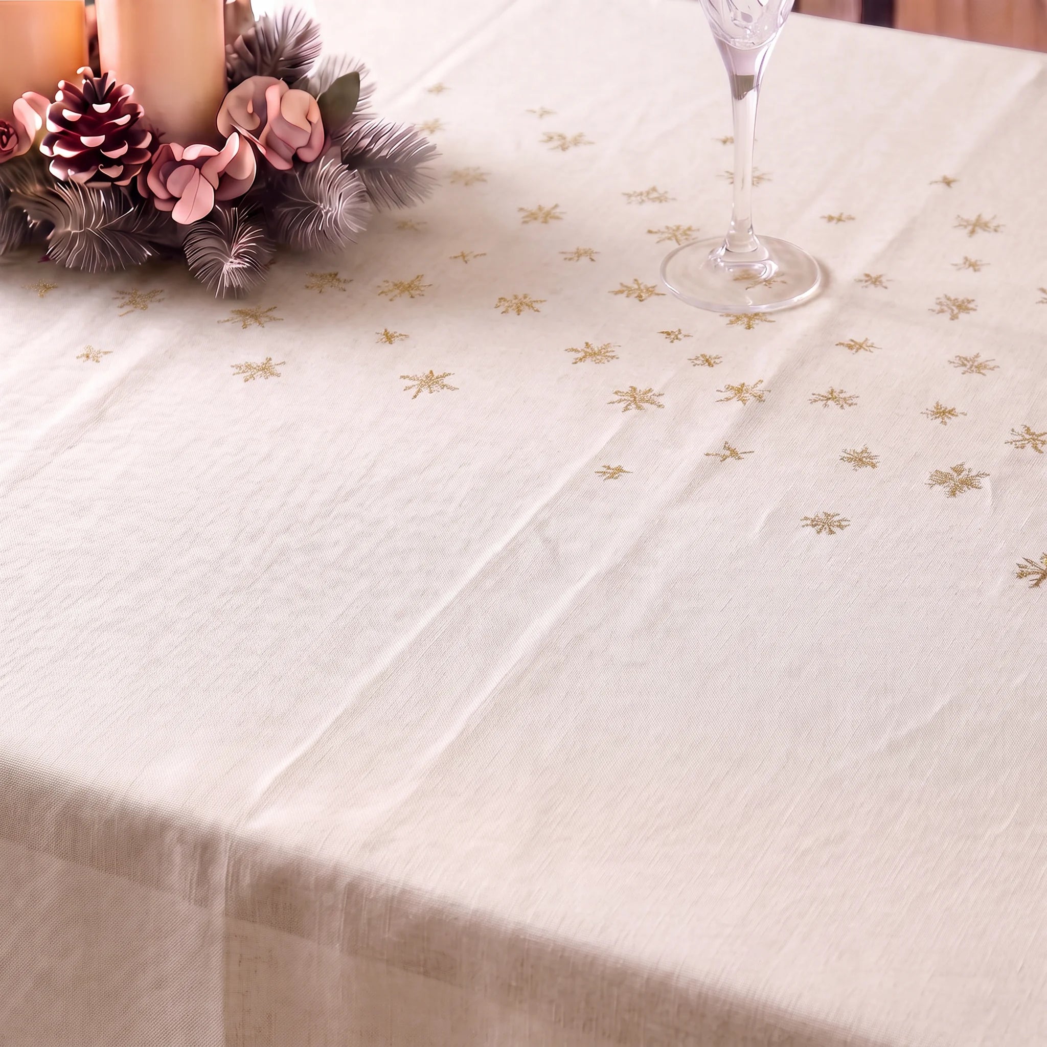 Mantel antimanchas Christmas landscape 101
