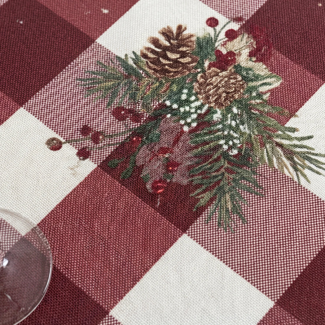 Nappe tactile tissu Gui de Noël 1-100