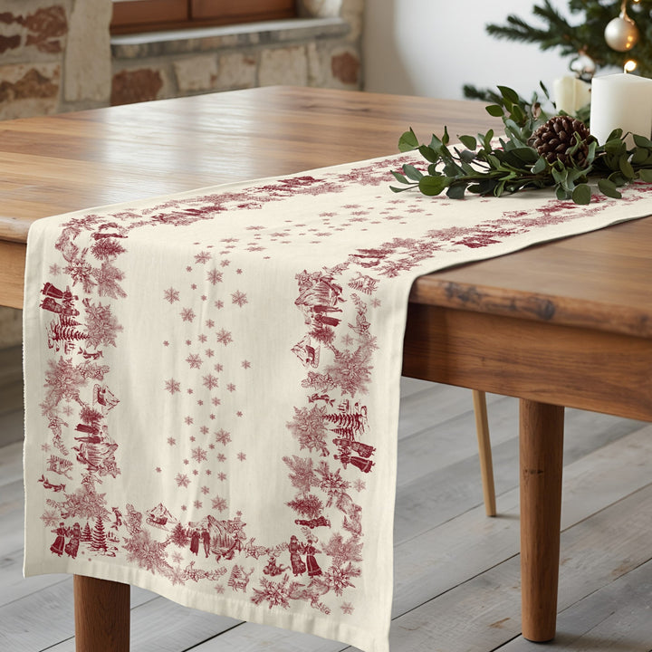 Camino de mesa Christmas New Toile