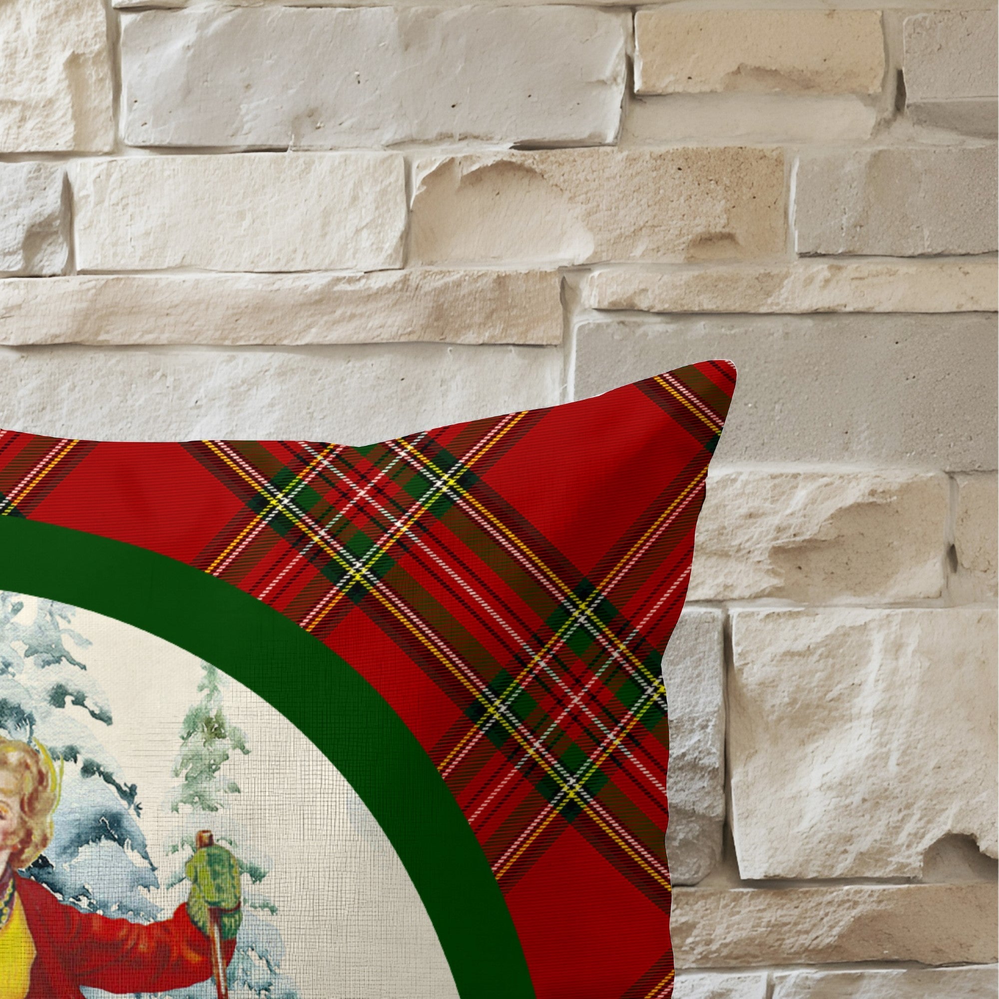 Funda de cojín 100% algodón Christmas Sky A 50x50 cm
