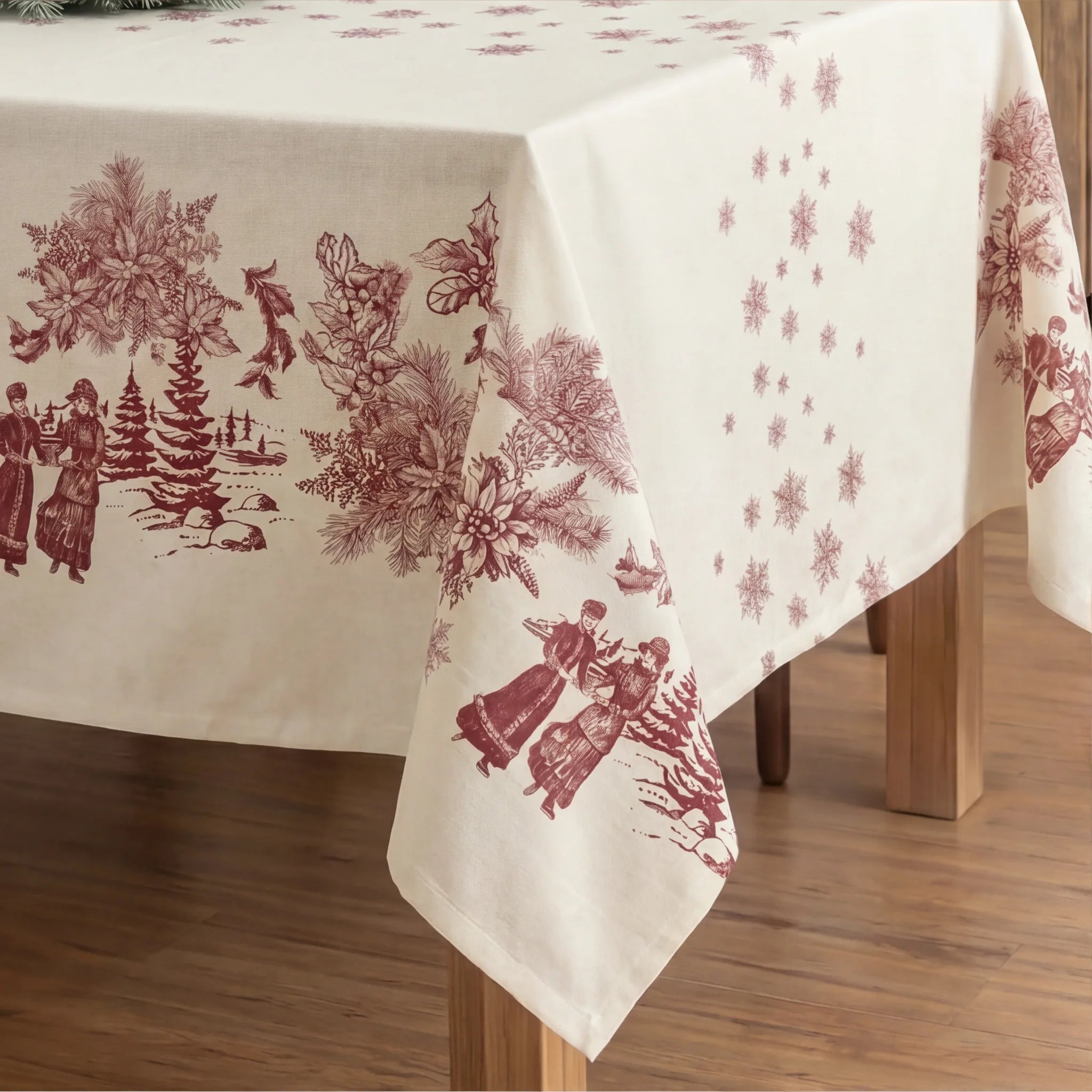 Mantel antimanchas Christmas toile vp-101
