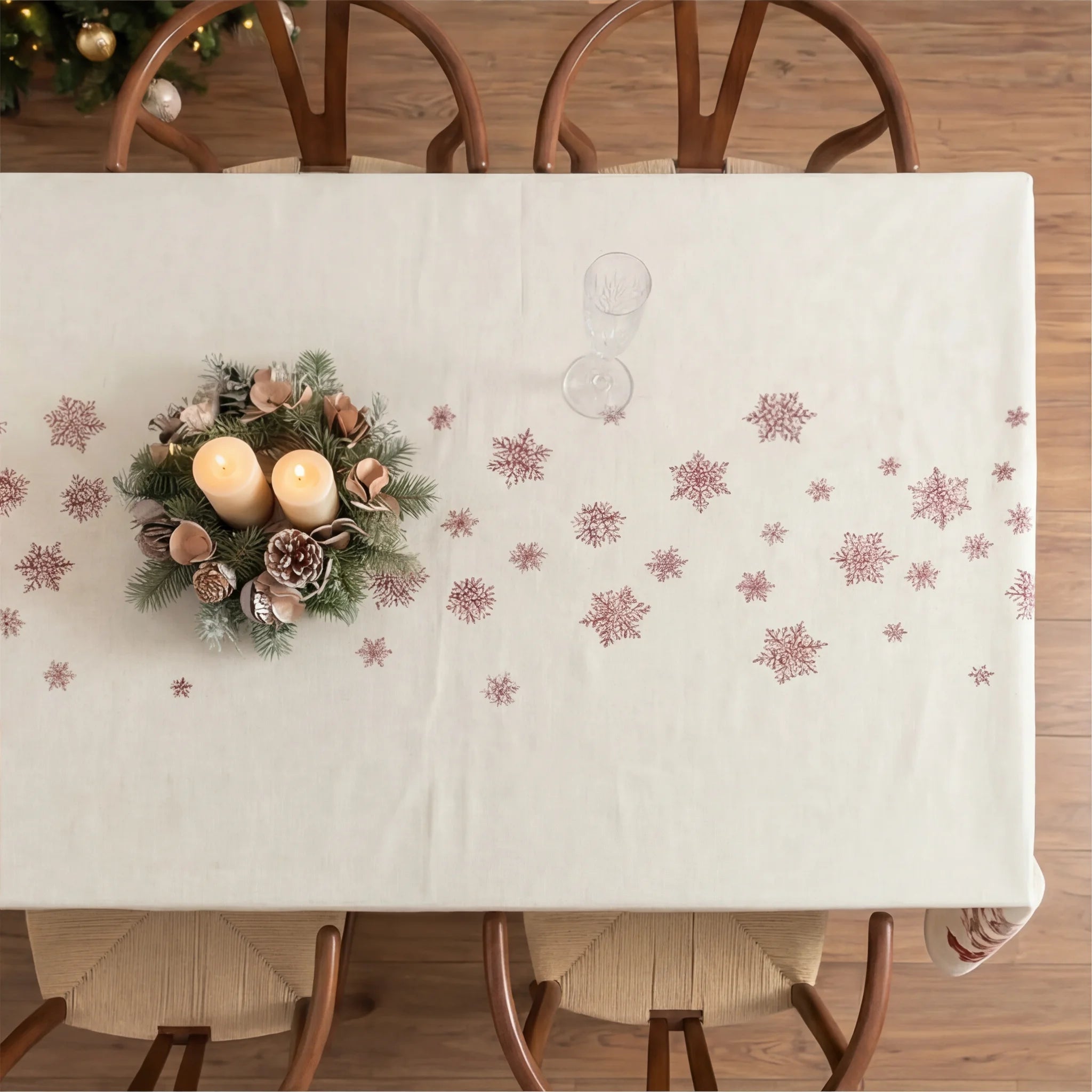 Mantel antimanchas Christmas toile vp-101