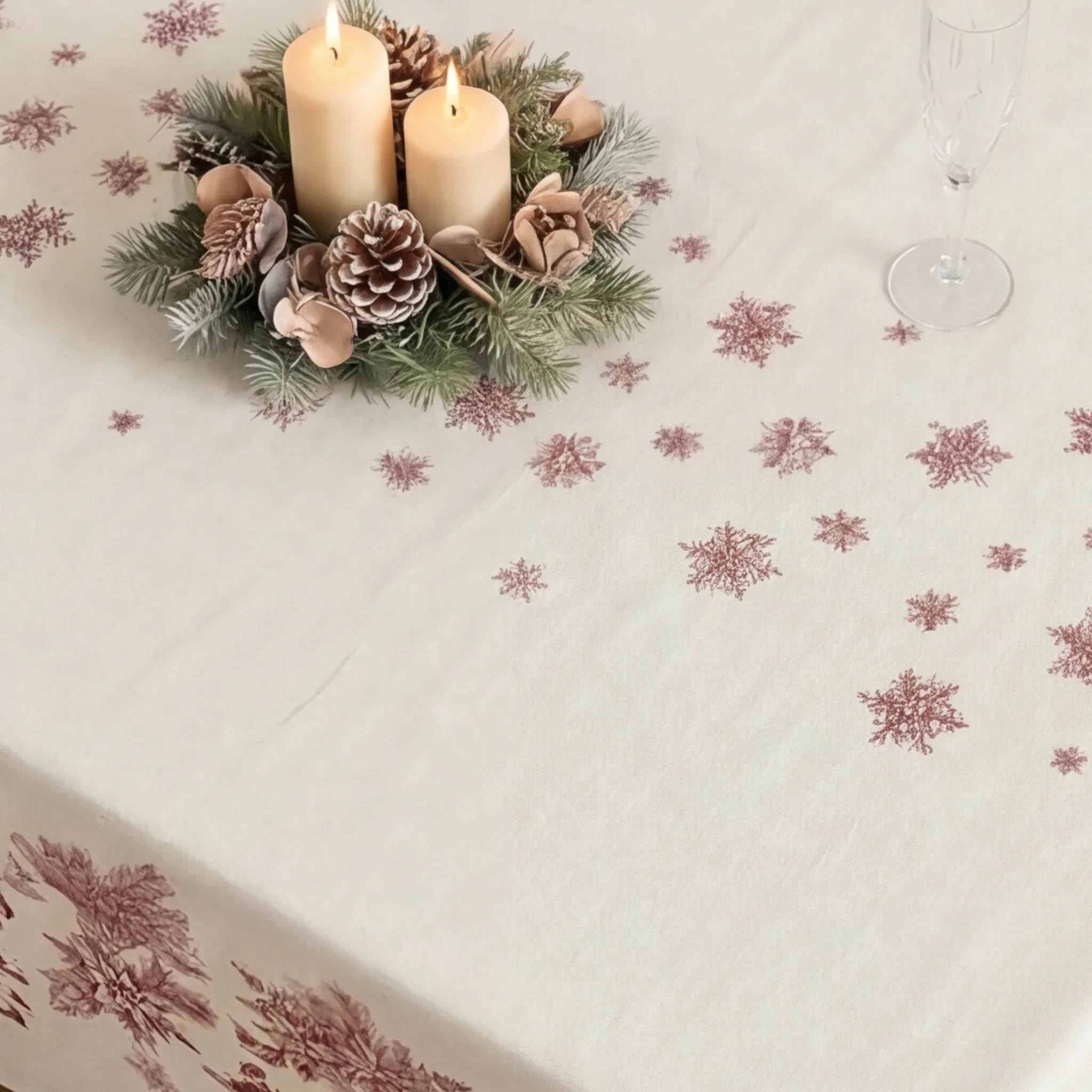 Mantel antimanchas Christmas toile vp-101