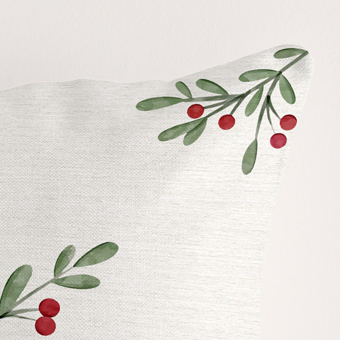 Funda de cojín 100% algodón Christmas Twig A 50x50 cm