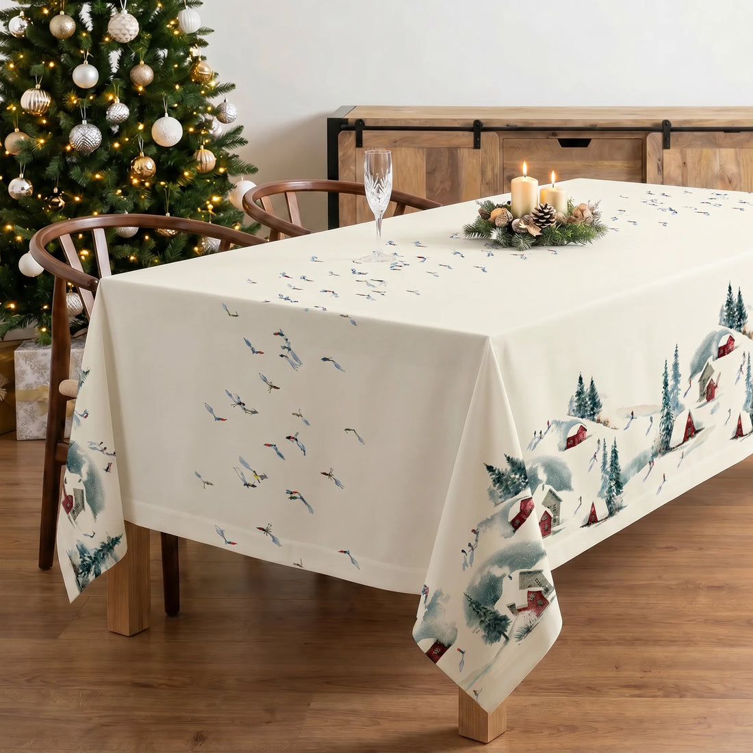 Mantel antimanchas Christmas wish 16 1225