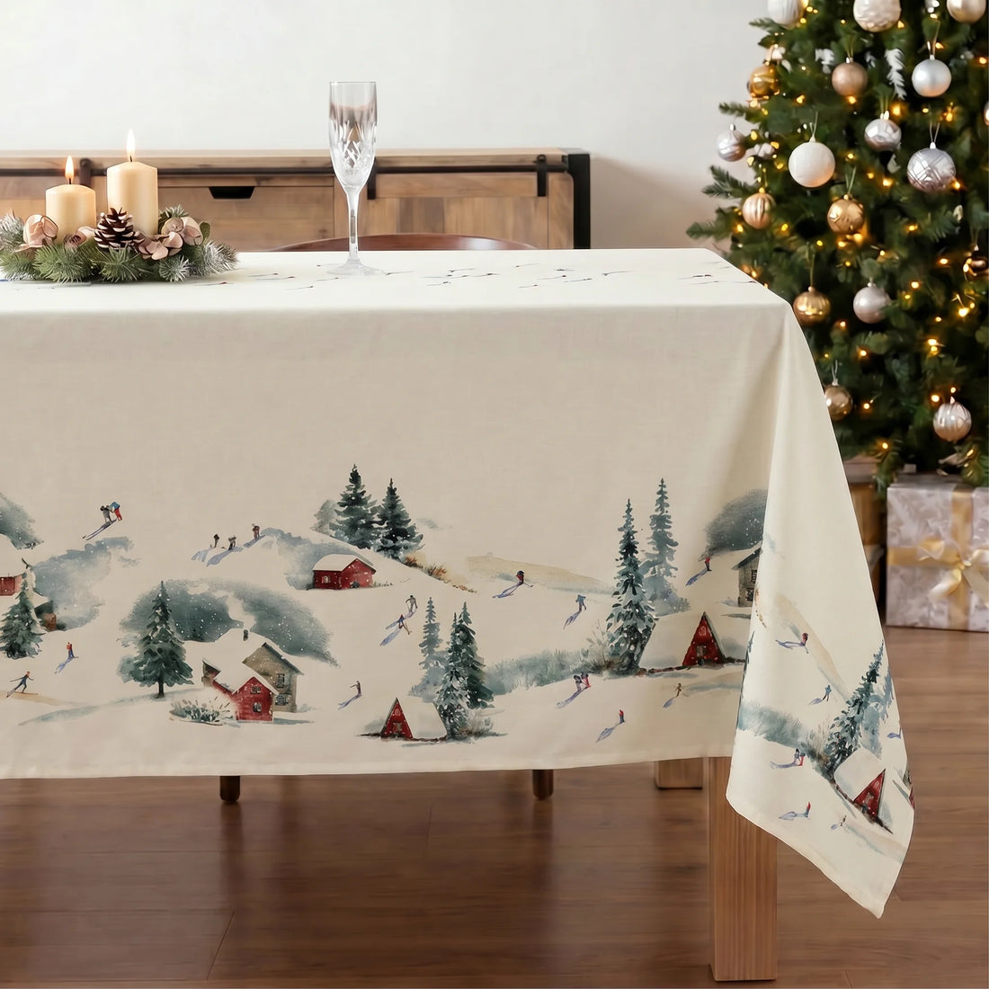 Mantel antimanchas Christmas wish 16 1225
