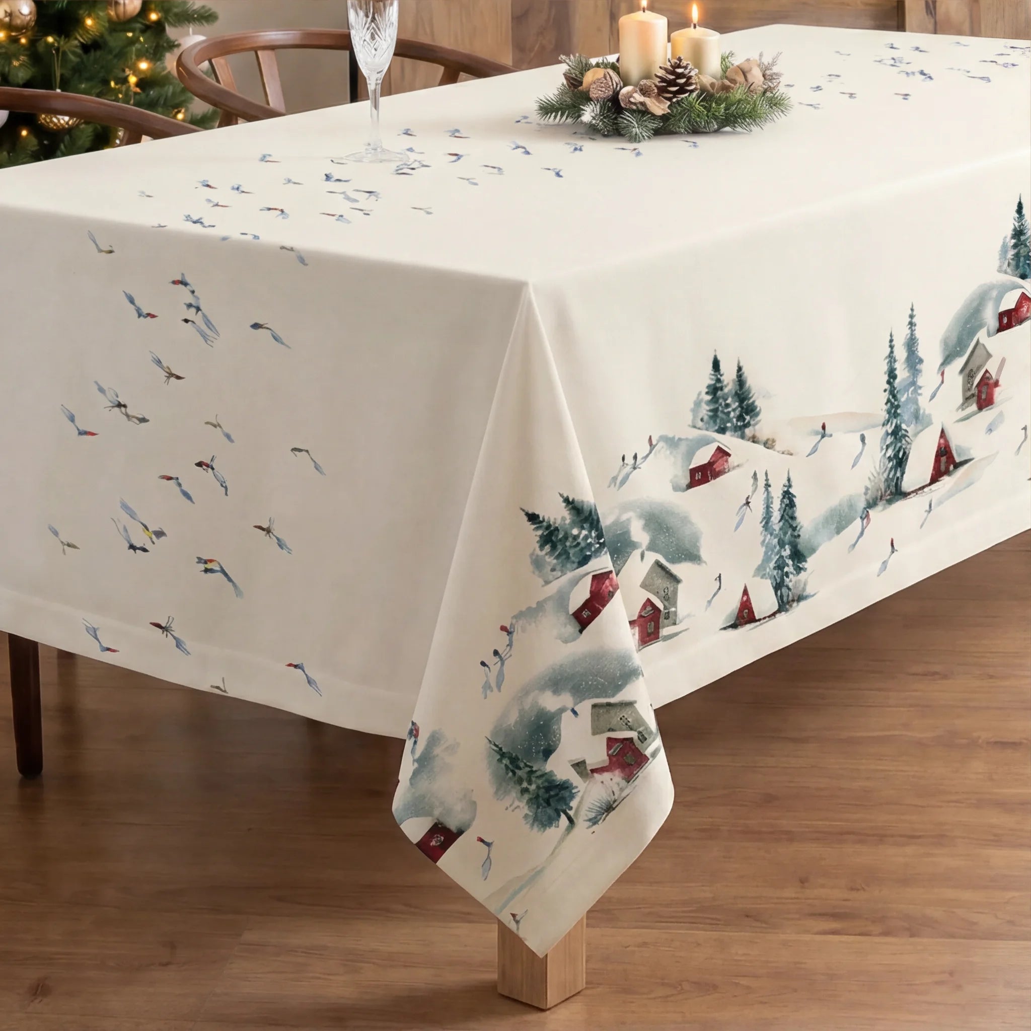 Mantel antimanchas Christmas wish 16 1225