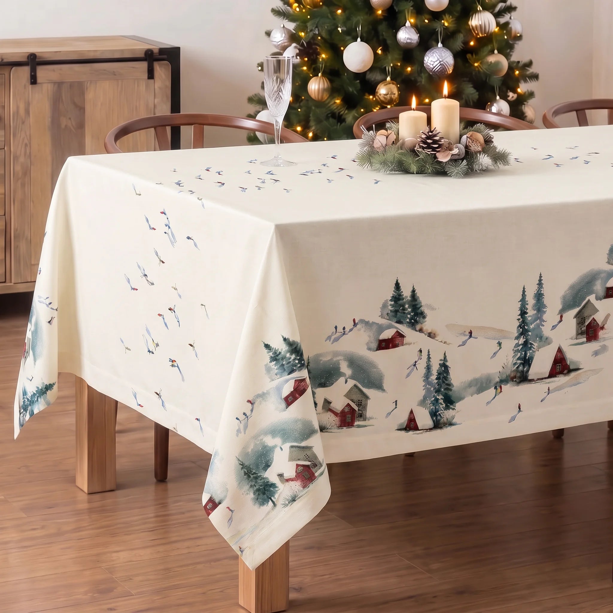 Mantel antimanchas Christmas wish 16 1225