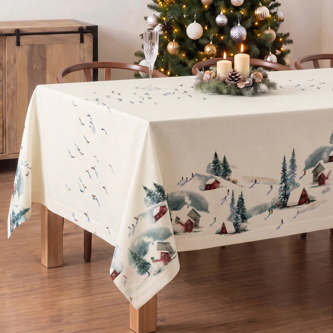 Mantel antimanchas Christmas wish 16 1225