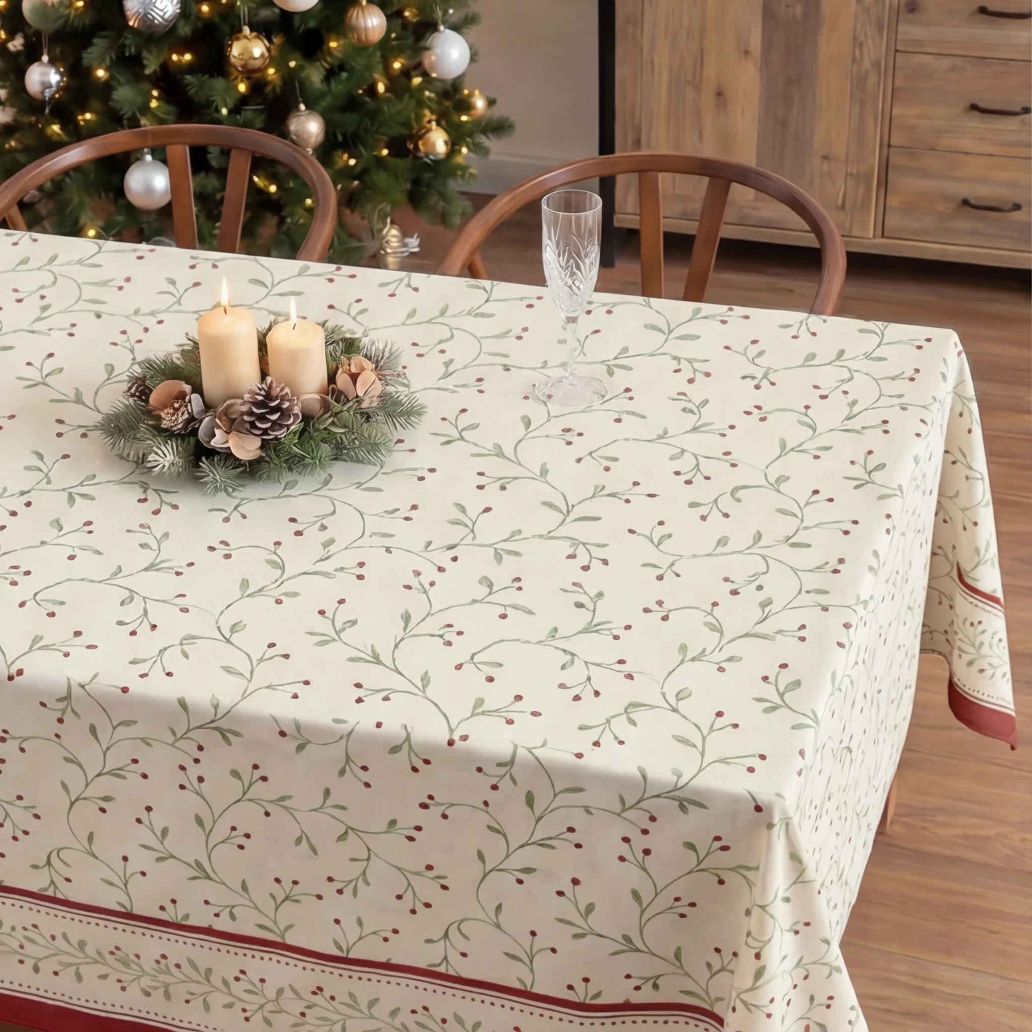Mantel antimanchas Christmas wish 2 1225