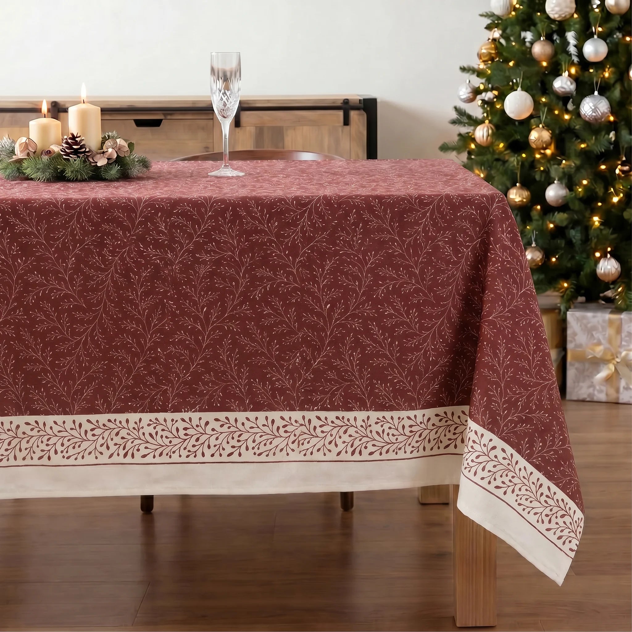 Mantel antimanchas Christmas wish 6 1225