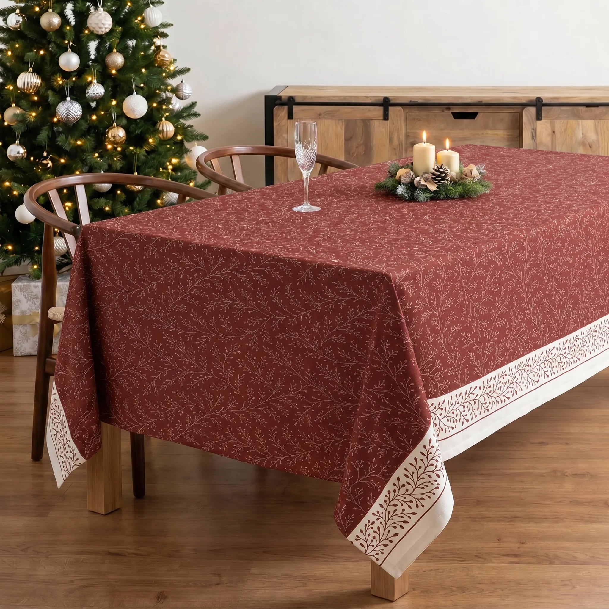 Mantel antimanchas Christmas wish 6 1225