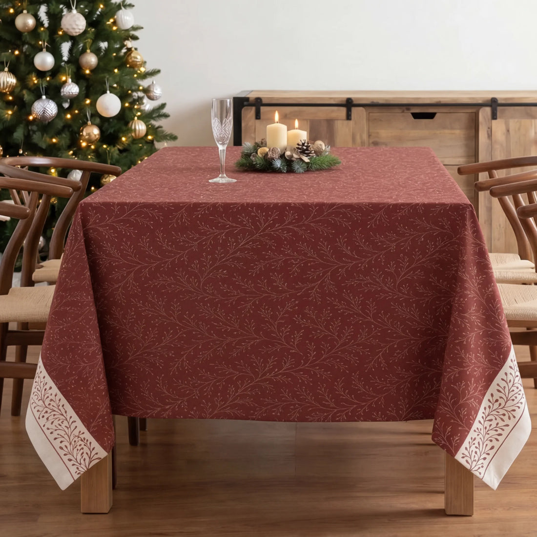 Mantel antimanchas Christmas wish 6 1225