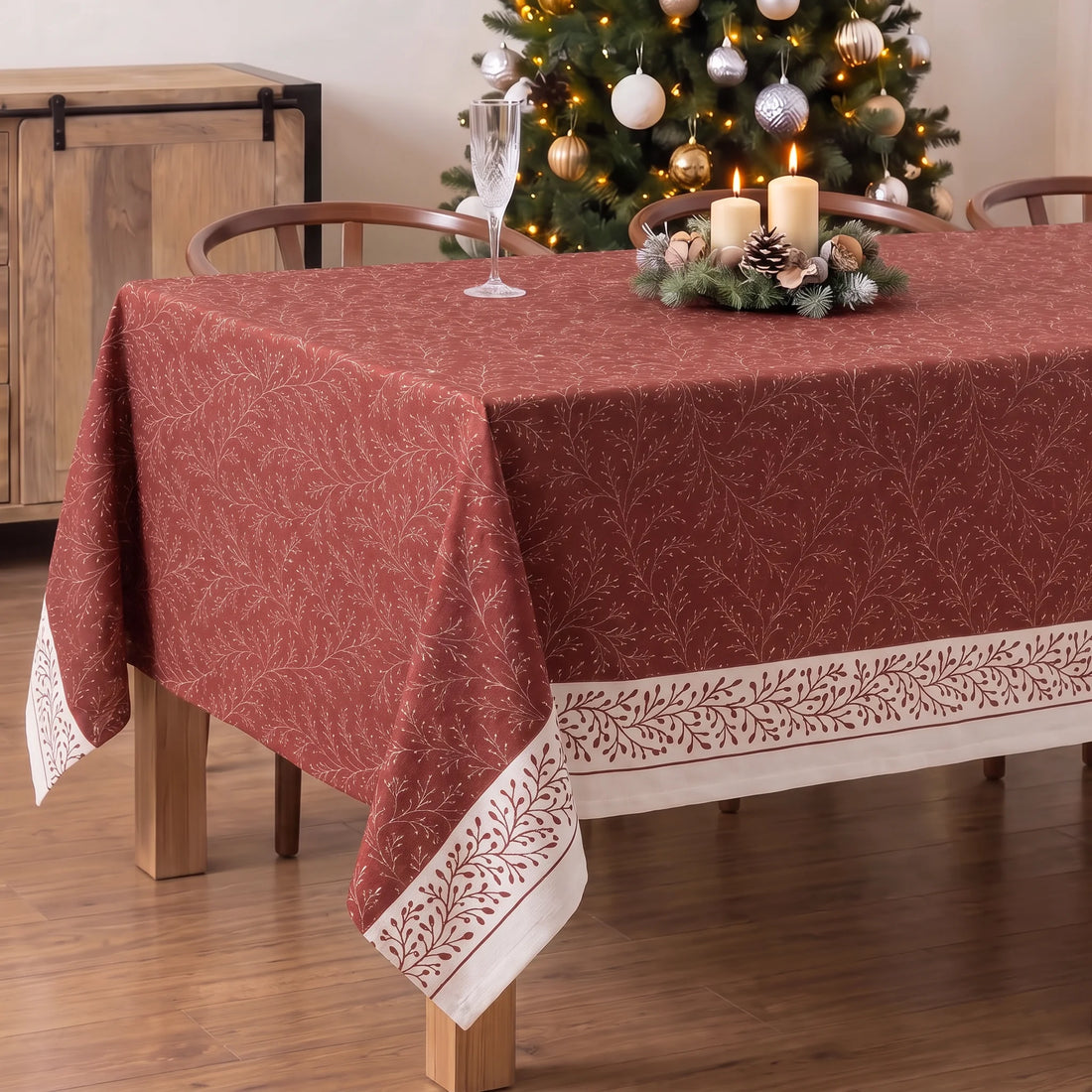Mantel antimanchas Christmas wish 6 1225