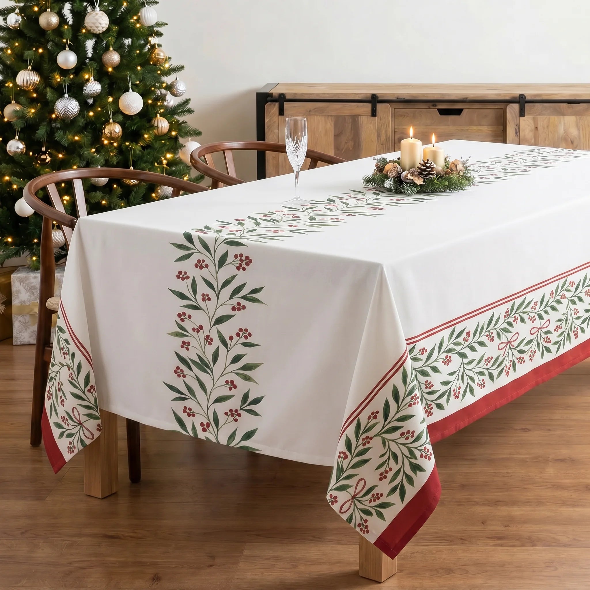 Mantel antimanchas Christmas wish 8 1225