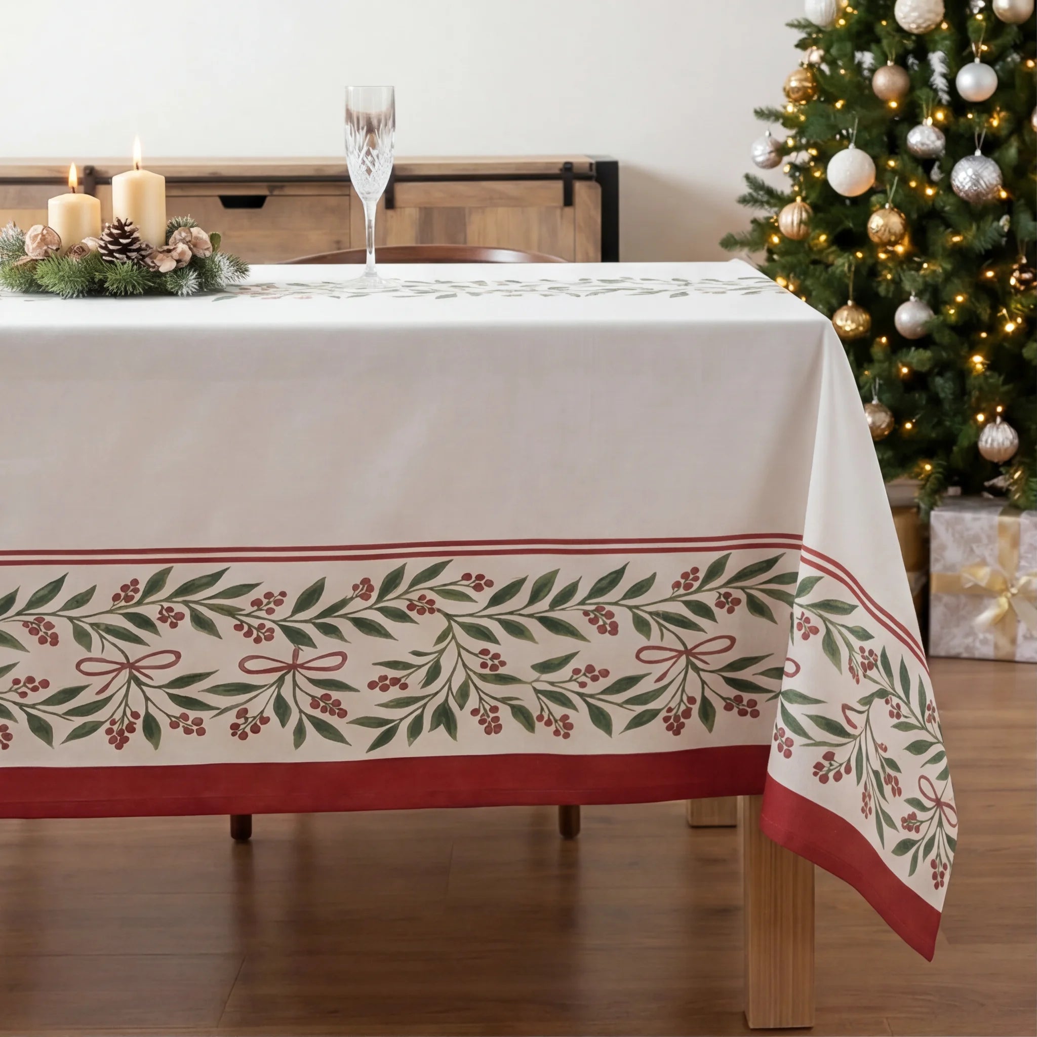 Mantel antimanchas Christmas wish 8 1225