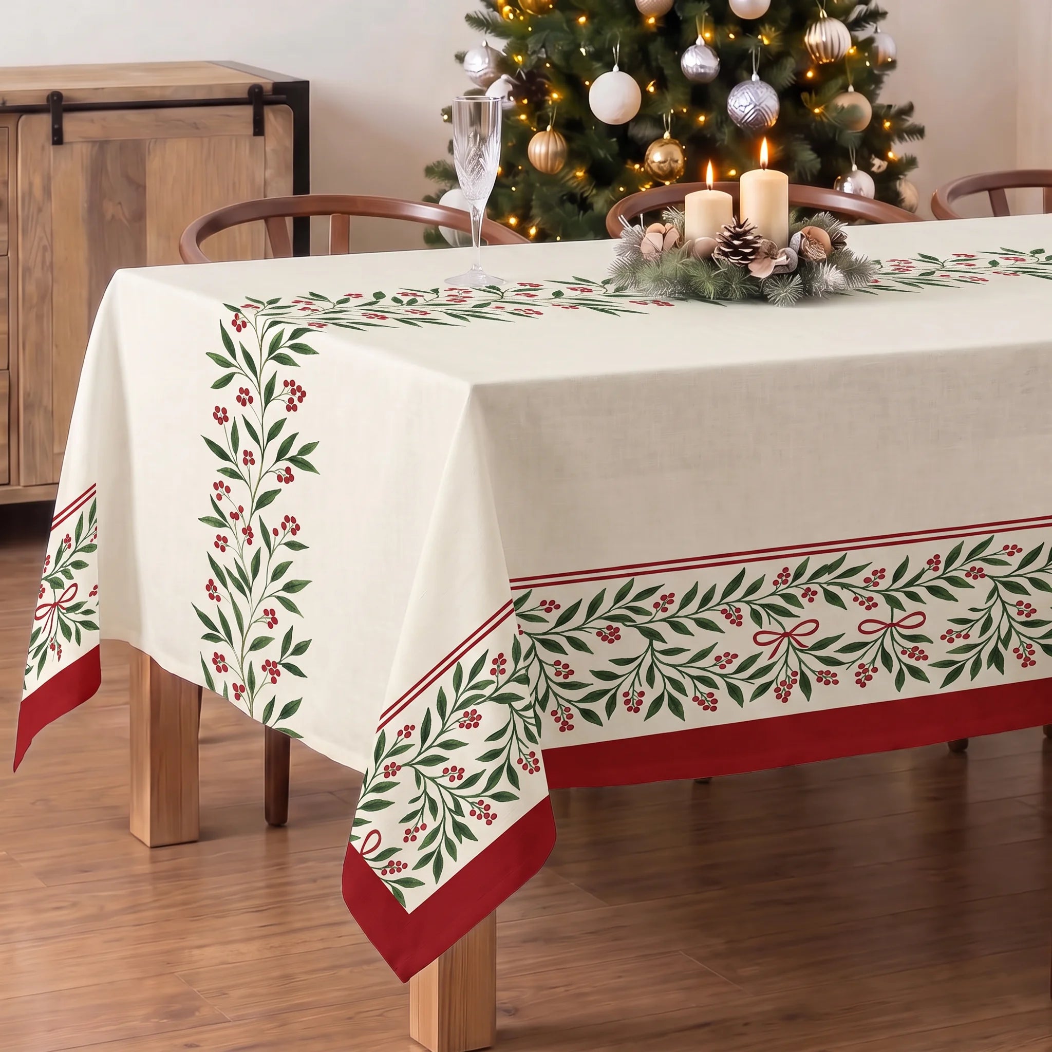 Mantel antimanchas Christmas wish 8 1225