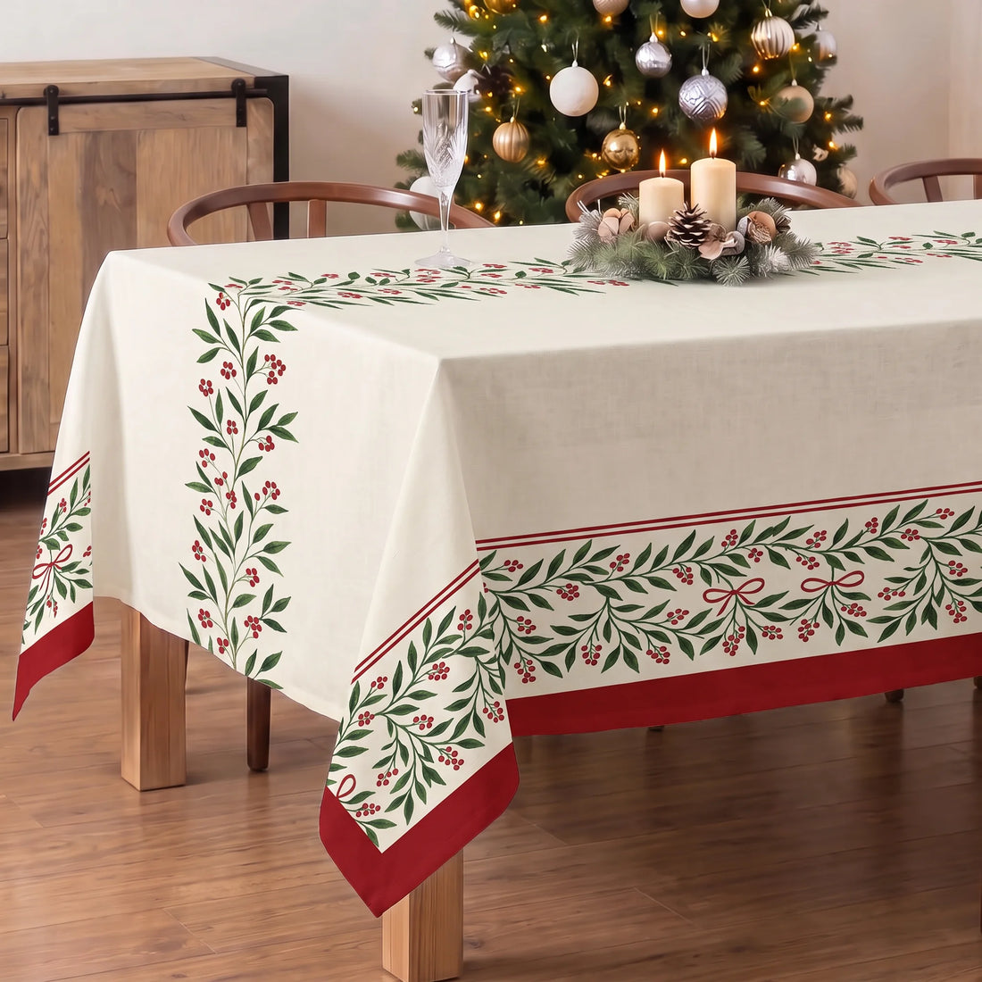 Mantel antimanchas Christmas wish 8 1225