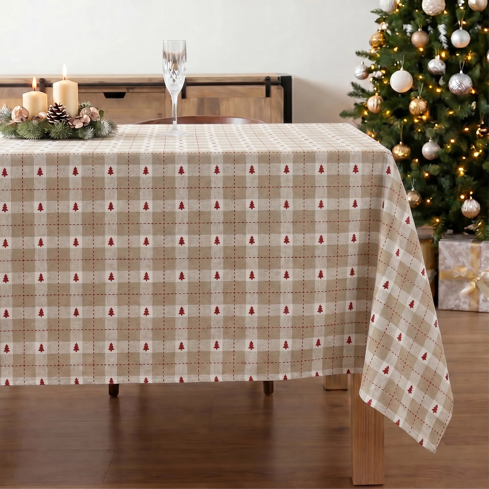 Mantel resinado antimanchas 100% algodón Copina 10