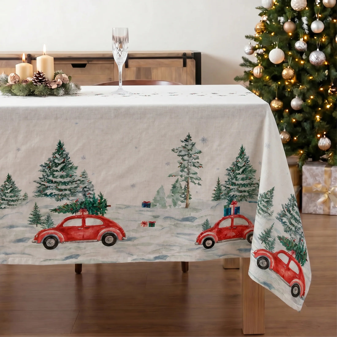 Mantel resinado antimanchas 100% algodón Copina 14