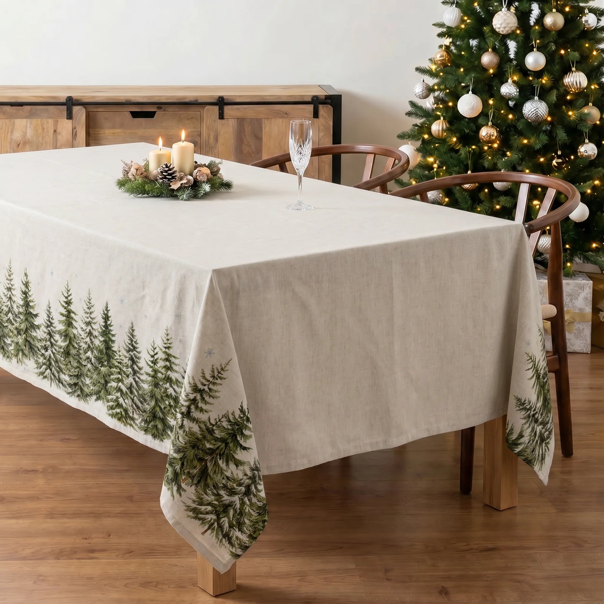 Mantel resinado antimanchas 100% algodón Copina 21